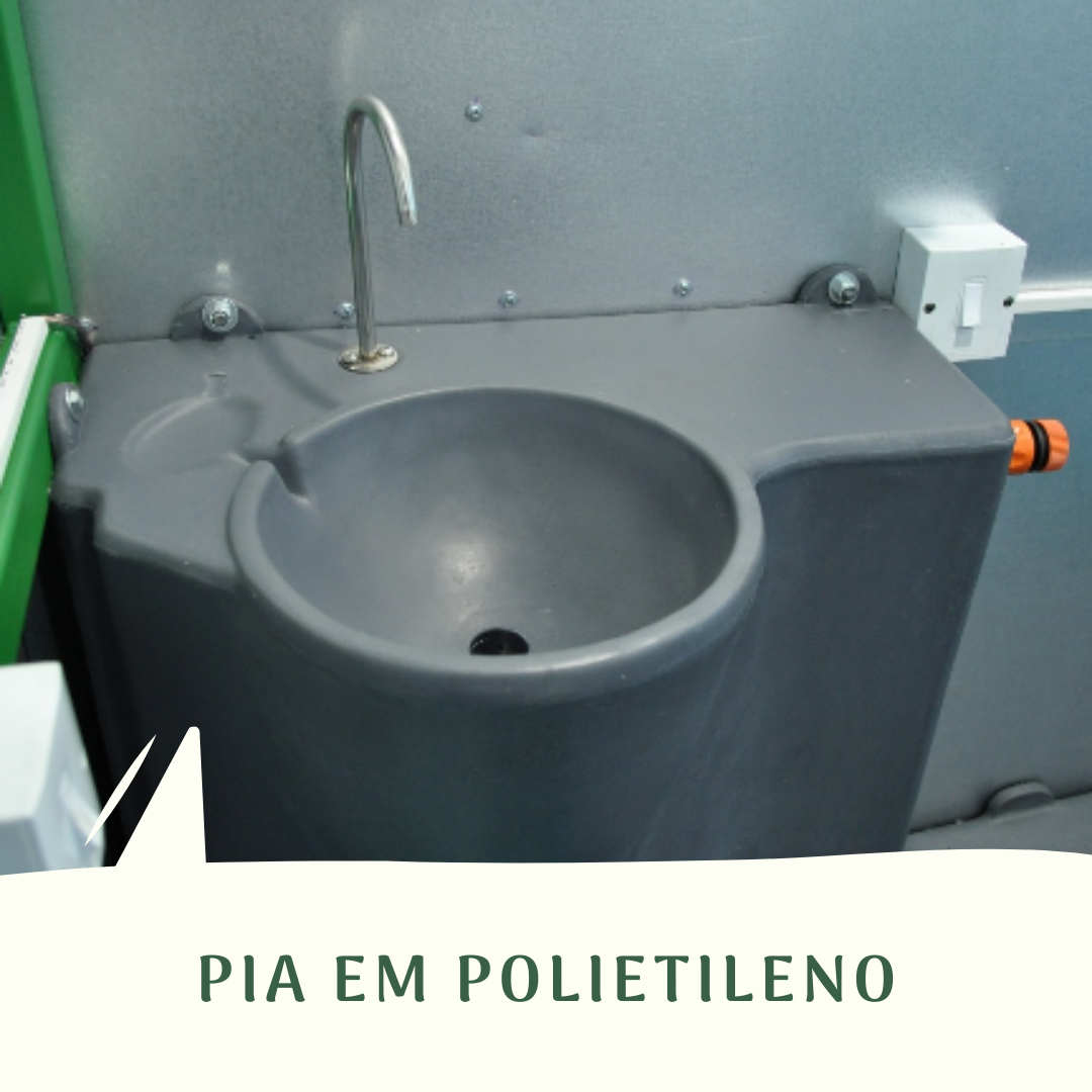 Pia em polietileno