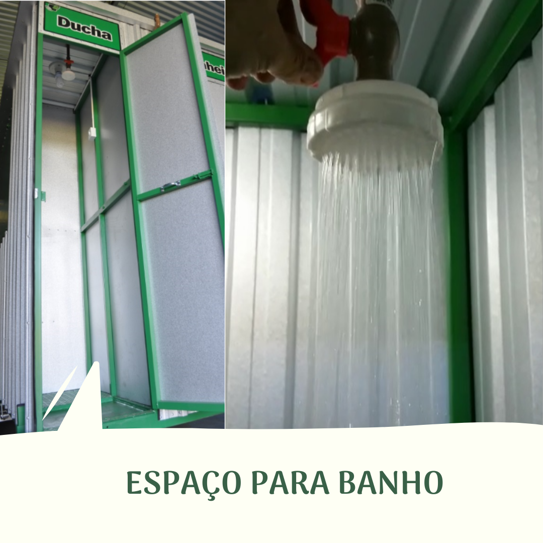 Espaço para banho